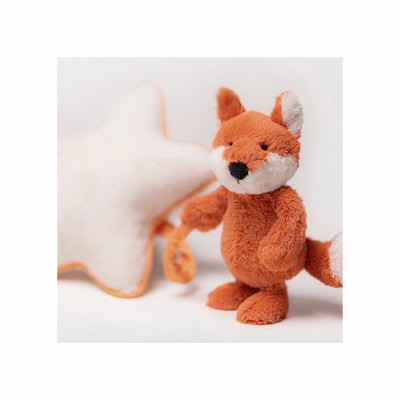 Jellycat Bashful Fox Cub Musical Pull New Zealand | SCUPW7051